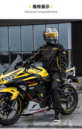 SULAITE Men's Waterproof Reflective Rain Suit – Jacket & Pants