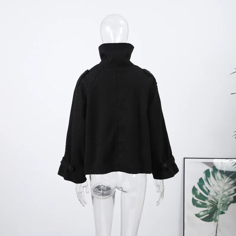 Women's Stand Collar Zip Jacket – Autumn/Winter