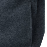 Autumn winter men's solid color hooded top Long sleeve side zipper design hoodie