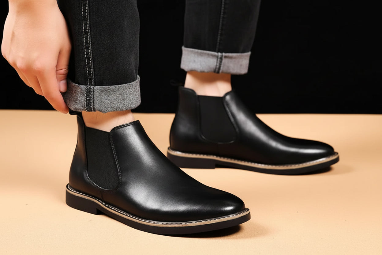 Men’s Retro Chelsea Ankle Boots