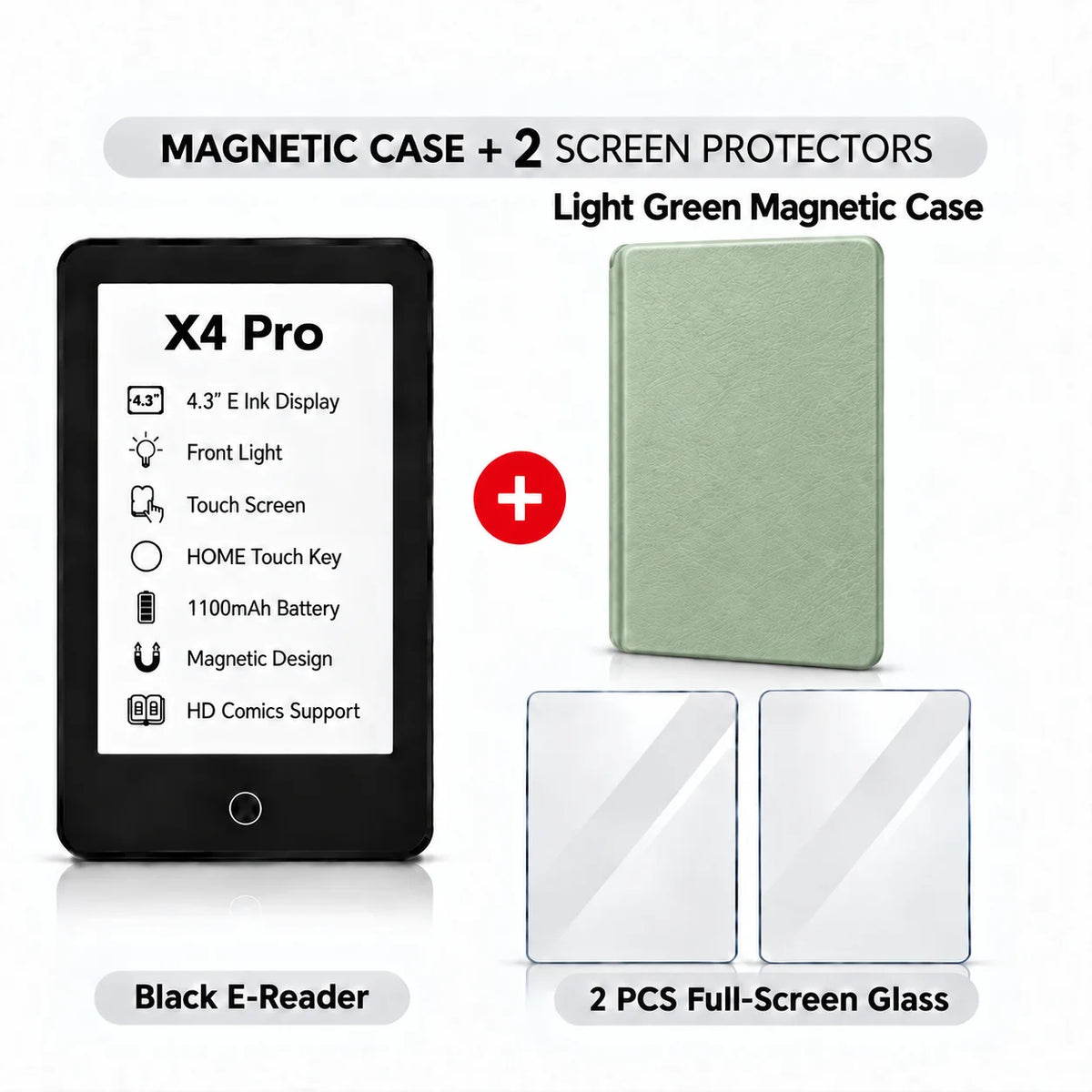 XTEINK Pocket E Ink E-Reader for Travel & Daily Reading