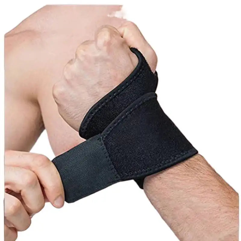 1PC Adjustable Knit Wristband – Soft Sports Wrist Guard & Injury Recovery Wrap