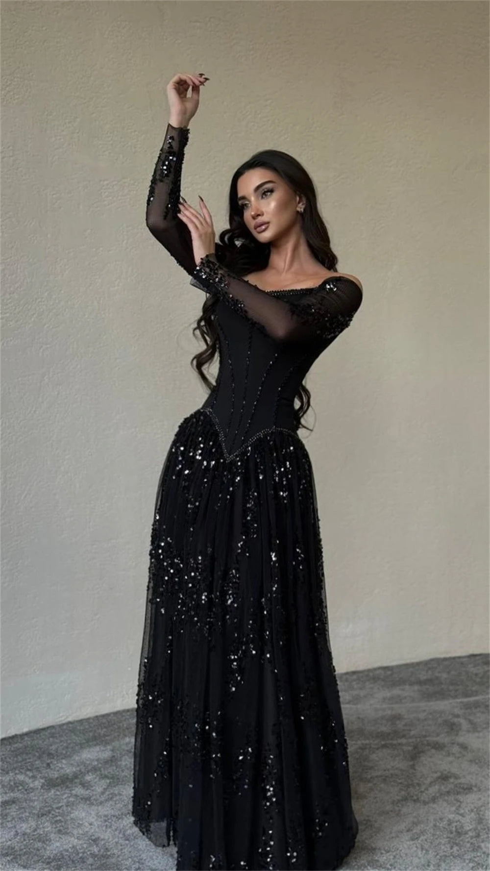 Contessa Custom Off Shoulder Corset Prom Dress Beading Chic Robes De Soirée Romantic Gala Floor Length Formal Evening Gowns 2026