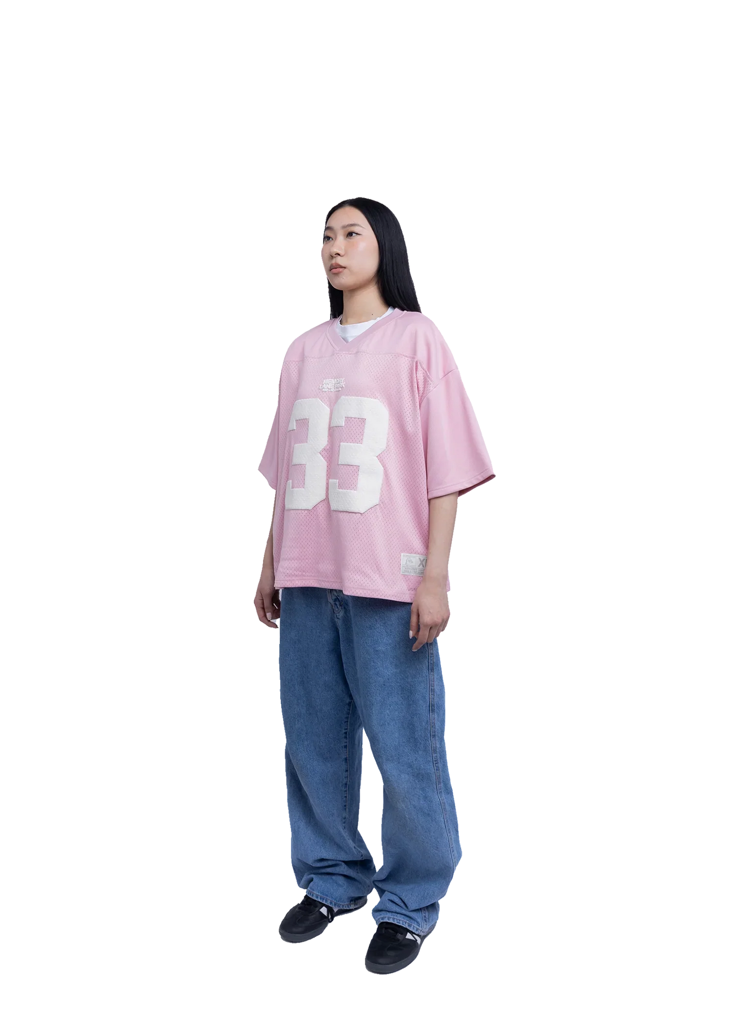 Y2K Retro Oversized Mesh Jersey