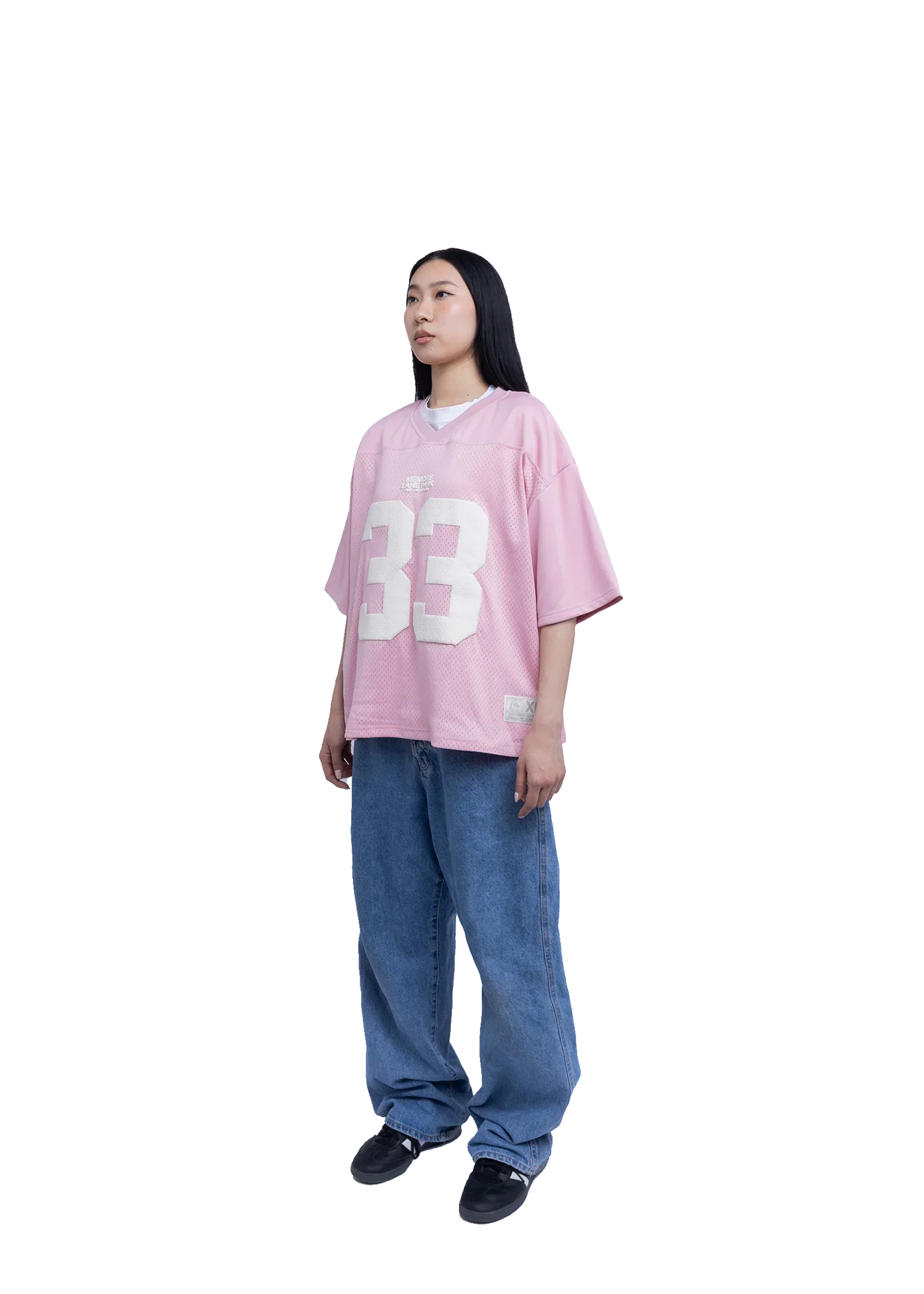 Y2K Retro Oversized Mesh Jersey