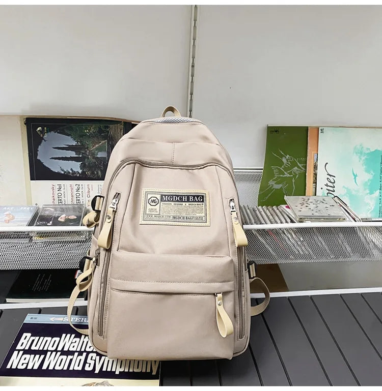 Fashion Big Student School Backpack Rucksack Girls Boys School Bag High Capacity Women Backpack Female Leisure Travel Mochila