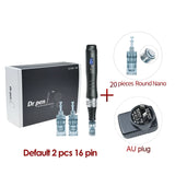 Dr pen Ultima M8 With 22 Cartridge Wireless MTS Derma Microneedle Pen Kit Professionals Use Beauty Machine Needle length 0.25 mm