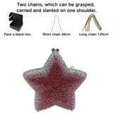 New Star Diamond Dinner Bag Foreign Trade Banquet Diamond Hand Bag Women's Bag Starr Lane Stone Crach
