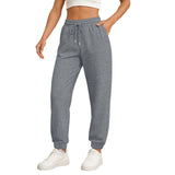 Women's High-Waist Drawstring Straight-Leg Pants