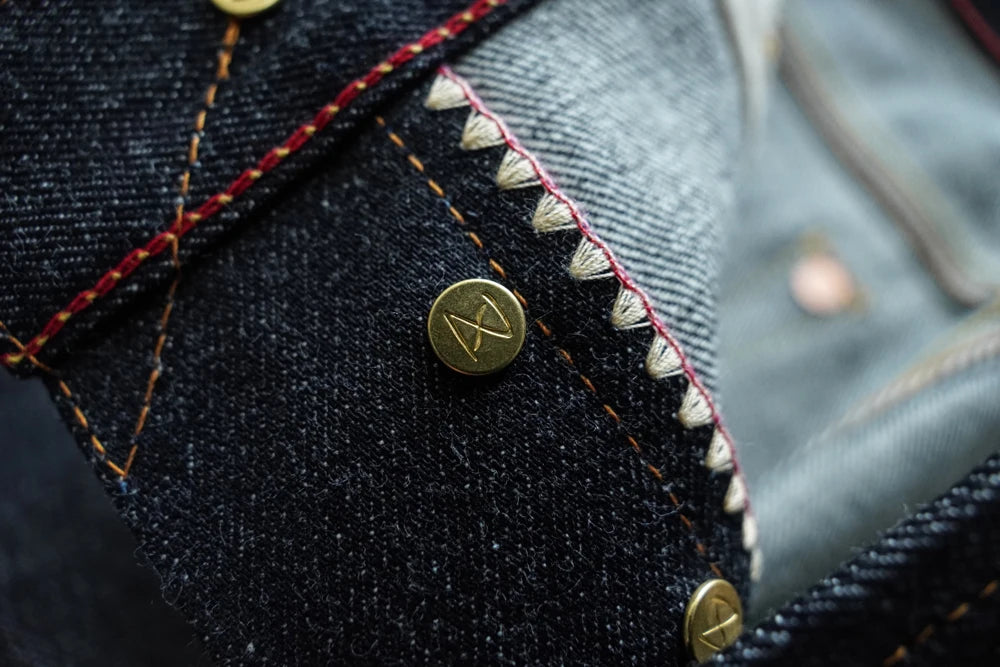 Sauce Origin 1A915-AG Men's Selvedge Denim Jeans | 15 oz Taper Fit