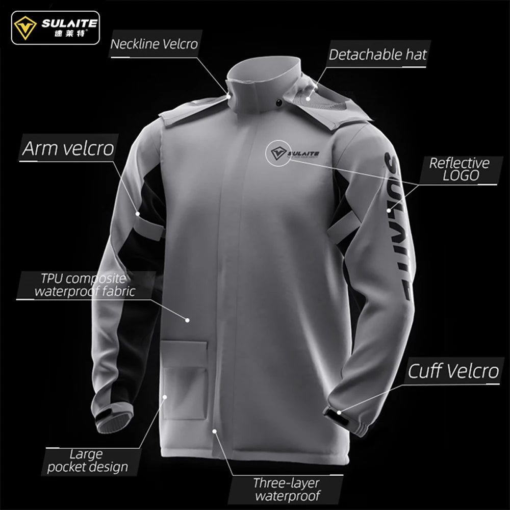 SULAITE All-Weather Moto Rain Suit | Men & Women