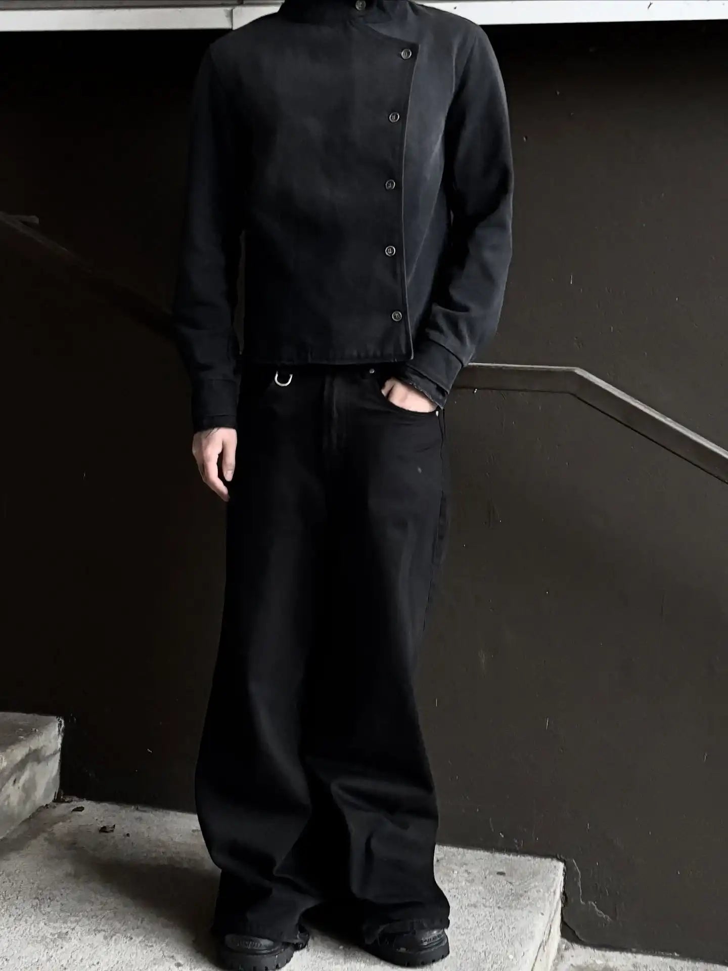 Y2K Gradient Fencing Jacket – Unisex Streetwear