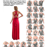 Elegant Multiway Wrap Maxi Dress