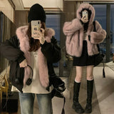 Double-Sided Hooded Winter Parka