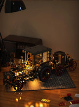 1331-Piece Vintage Steam Car Building Block Set