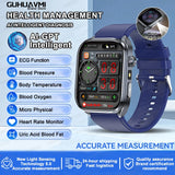 ECG+PPG Health Smartwatch – AI Body Analysis & BT Calling