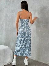 Daisy Leopard Print Maxi Dress