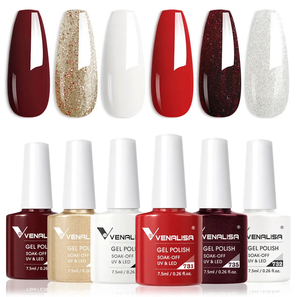 Venalisa HEMA-Free Gel Polish Kit – Autumn Color Collection