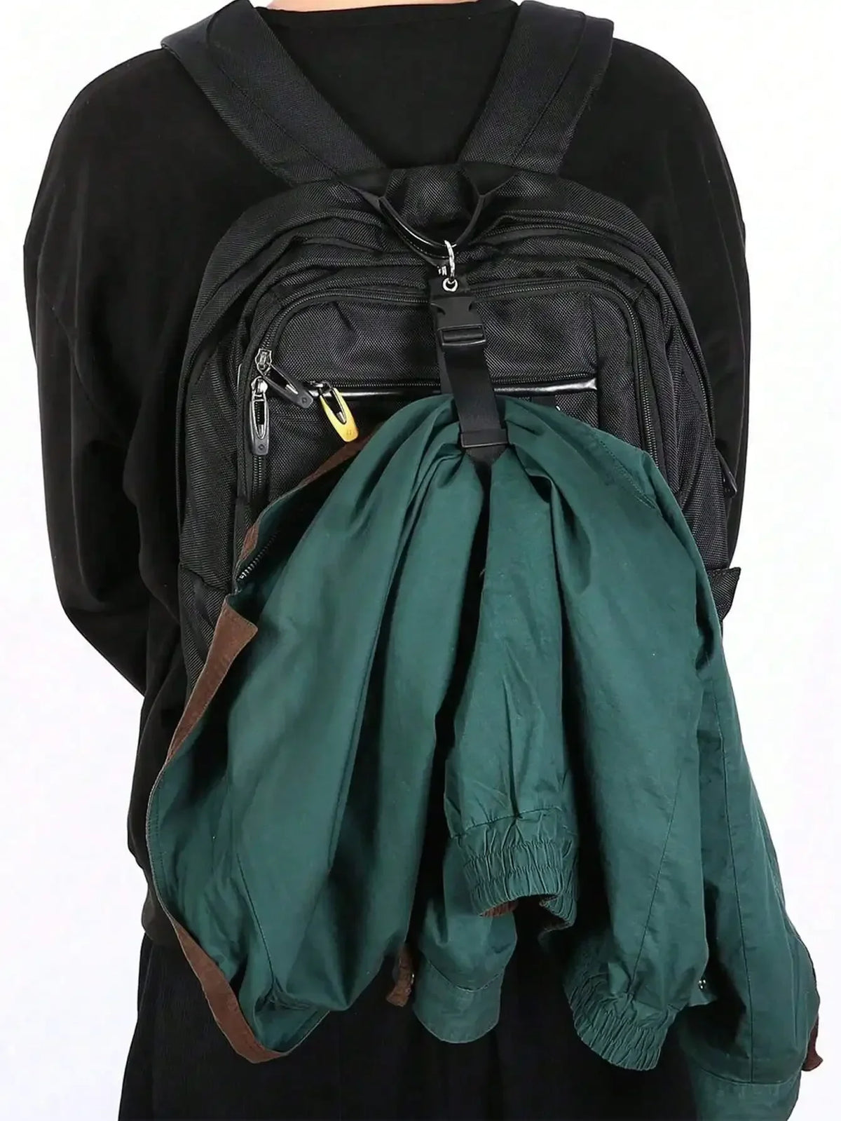 Travel Luggage Strap with Backpack Clip