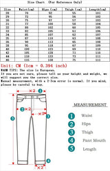 Men's Classic Straight-Leg Denim Jeans | Blue & Black