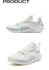 Xtep Zhang Zhenlin 1.0 Basketball Shoes For Men  Winter Cushioning Sports Shoes Combat Mid Top Sneakers 976219120024