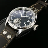 Hruodland 2025 New Men Manual Mechanical Watch Seagull ST3620 Pilot Stainless Steel BGW-9 Luminous Sapphire Crystal Reloj Hombre