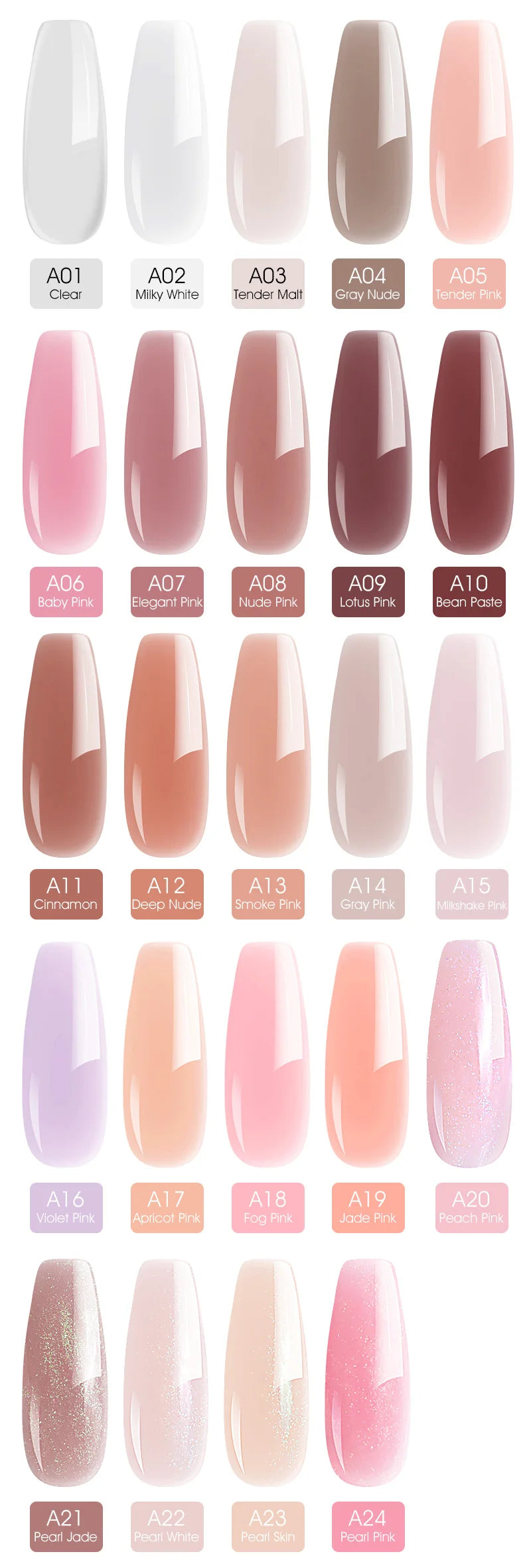 VENALISA Jelly Gel Large Volume 1L Jelly Nude Collection Not Burning Soak Off UV LED Soft Extension Gel Nail Gel Nail Manicure