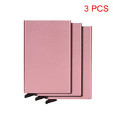 Rfid Smart Wallet Card Holder Metal Thin Slim Men Women Wallets Pop Up Minimalist Wallet Small Black Purse Vallet Walets for Men