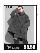Women's Pleated Relaxed-Fit Sweatshirt