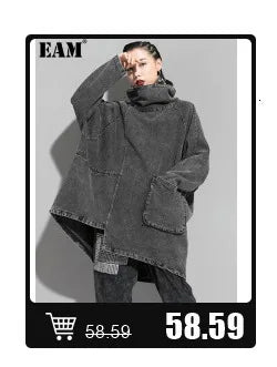 Women's Pleated Relaxed-Fit Sweatshirt