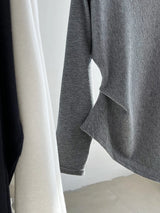 Women's Pleated Relaxed-Fit Sweatshirt