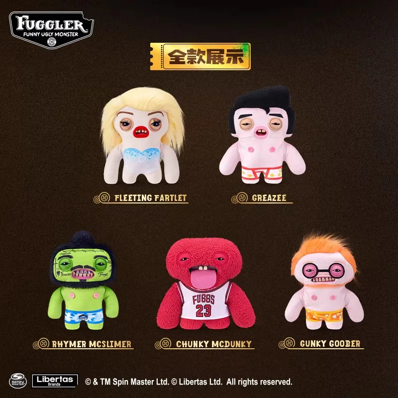 Original Fuggler Funny Ugly Teeth Monster Plush Toy Fugg Old Fogies Alley Cats Care Bears Powerpuff Girls Stuffed Plushies Dolls