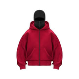 Minimalist Hooded Zip Sweatshirt