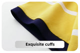 Men's Striped Polo | Letter Embroidery Summer Shirt