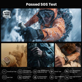 KOSPET Tank M4 Smart Watch Stainless Steel 6-Sat GPS Offline Maps 10ATM Waterproof 45M Dive 24/7 Health Monitor for Android iOS
