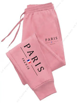Women's Fleece Jogger Pants with Drawstring Waist