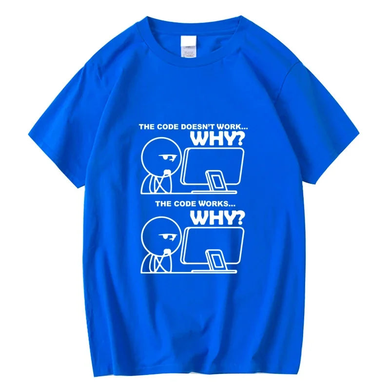 Men's Funny Programmer Cotton Blend T-Shirt
