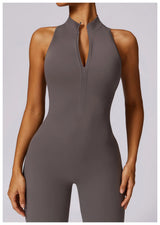 V-Back Athletic Yoga Jumpsuit