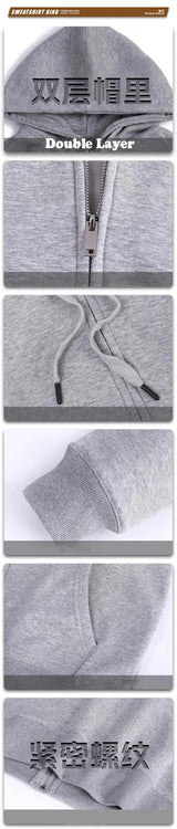 Unisex Oversized Zip-Up Hoodie