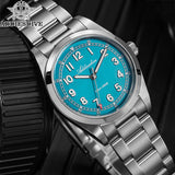 ADDIESDIVE 2025 New Men’s Luxury Quartz Watch AD2521 Ultra-Thin Sapphire Glass BGW9 Luminous 316L Steel Band 100M Waterproof