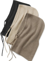 Women's Wool Knit Balaclava Hat – Warm Winter Ski Bonnet
