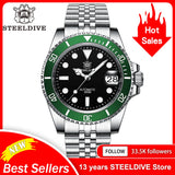 SD1953 New Bracelet With Milled Clasp 41MM NH35 Movement 300M Waterproof Mens Automatic Dive Watches  Ceramic Bezel