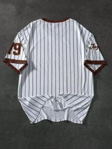 Retro Baseball Men's V-Neck Graphic Tee