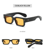 Retro Square Sunglasses – UV400 Luxury Shades