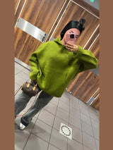 Women's Relaxed Hooded Pullover Sweater