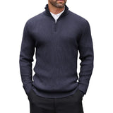 Men's Quarter-Zip Long Sleeve Sweater