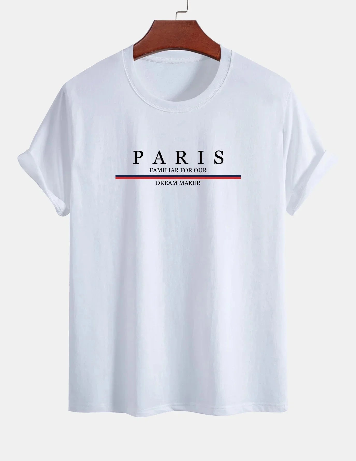 Paris Print Relaxed Fit Pullover – Premium Cotton Casual O-Neck Hoodie