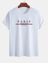 Paris Print Relaxed Fit Pullover – Premium Cotton Casual O-Neck Hoodie