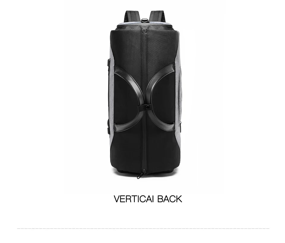OZUKO Garment bag Multifunction Men Suit Storage Large Capacity Luggage Handbag Male Waterproof Travel Duffel Bag Shoes Pocket