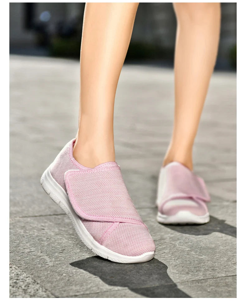 Wide-Fit Orthopedic Comfort Flats for Women